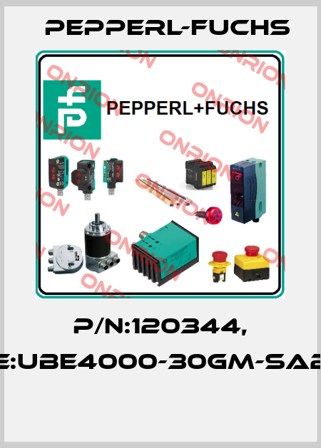 P/N:120344, Type:UBE4000-30GM-SA2-V15  Pepperl-Fuchs