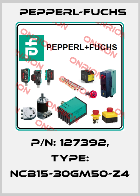 p/n: 127392, Type: NCB15-30GM50-Z4 Pepperl-Fuchs