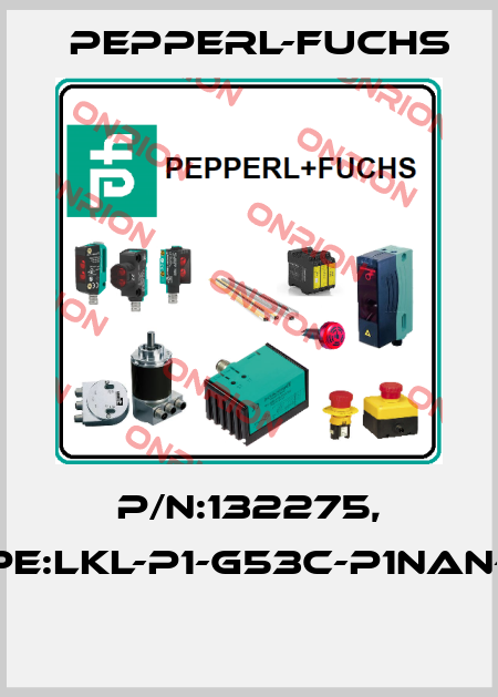 P/N:132275, Type:LKL-P1-G53C-P1NAN-WH  Pepperl-Fuchs