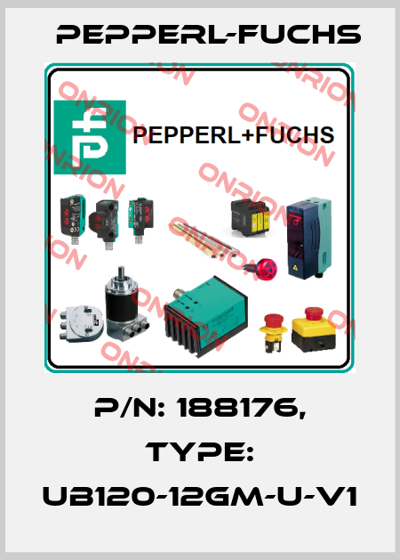 p/n: 188176, Type: UB120-12GM-U-V1 Pepperl-Fuchs