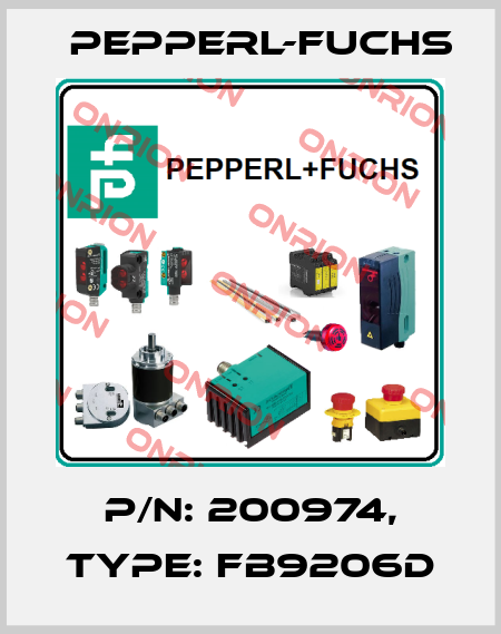 p/n: 200974, Type: FB9206D Pepperl-Fuchs