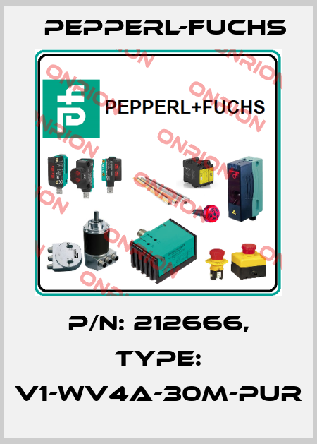 p/n: 212666, Type: V1-WV4A-30M-PUR Pepperl-Fuchs