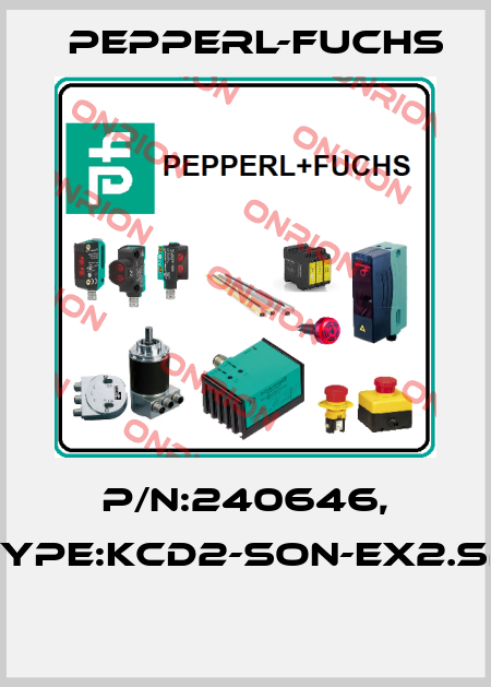 P/N:240646, Type:KCD2-SON-EX2.SP  Pepperl-Fuchs