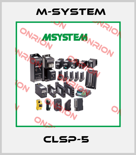 CLSP-5  M-SYSTEM