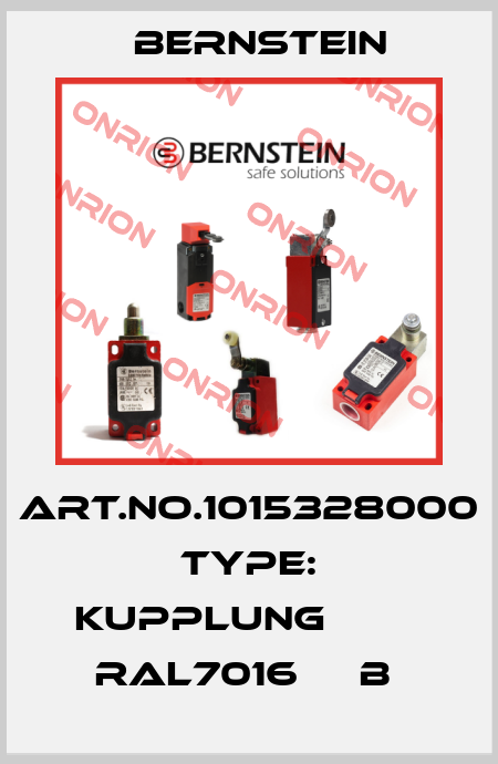 Art.No.1015328000 Type: KUPPLUNG         RAL7016     B  Bernstein