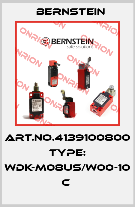 Art.No.4139100800 Type: WDK-M08US/W00-10             C  Bernstein
