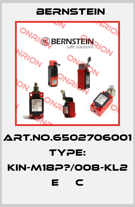 Art.No.6502706001 Type: KIN-M18P?/008-KL2      E     C Bernstein