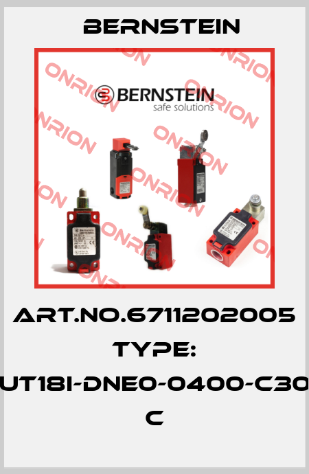 Art.No.6711202005 Type: UT18I-DNE0-0400-C30          C Bernstein