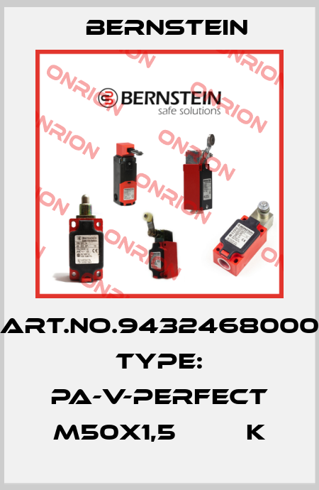 Art.No.9432468000 Type: PA-V-PERFECT M50X1,5         K Bernstein