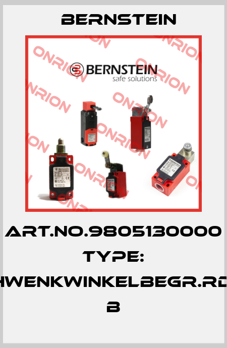 Art.No.9805130000 Type: SCHWENKWINKELBEGR.RD6,5      B Bernstein