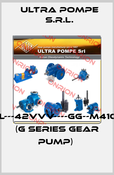 PGL---42VVV----GG--M4100L (G series gear pump)  Ultra Pompe S.r.l.
