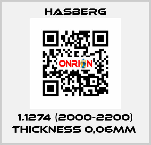 1.1274 (2000-2200) thickness 0,06mm  Hasberg