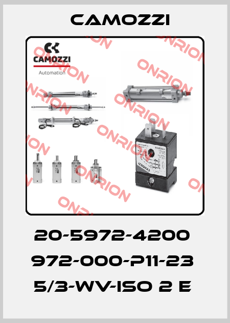 20-5972-4200  972-000-P11-23  5/3-WV-ISO 2 E  Camozzi