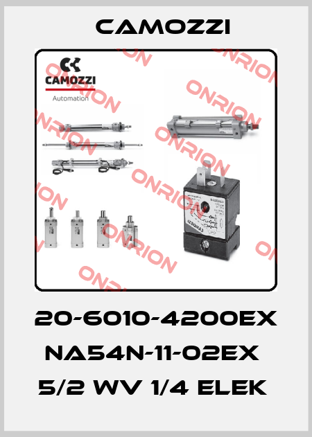 20-6010-4200EX  NA54N-11-02EX  5/2 WV 1/4 ELEK  Camozzi