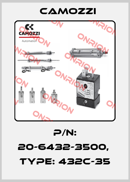 P/N: 20-6432-3500,  Type: 432C-35 Camozzi