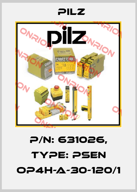 p/n: 631026, Type: PSEN op4H-A-30-120/1 Pilz
