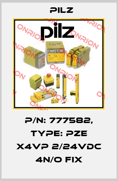 p/n: 777582, Type: PZE X4VP 2/24VDC 4n/o fix Pilz
