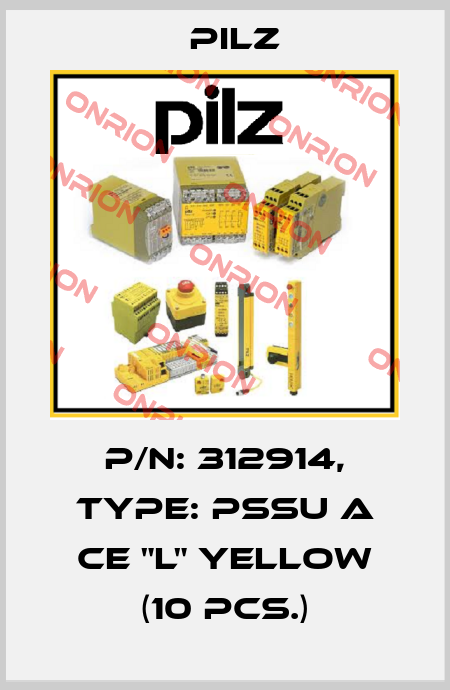 p/n: 312914, Type: PSSu A CE "L" yellow (10 pcs.) Pilz
