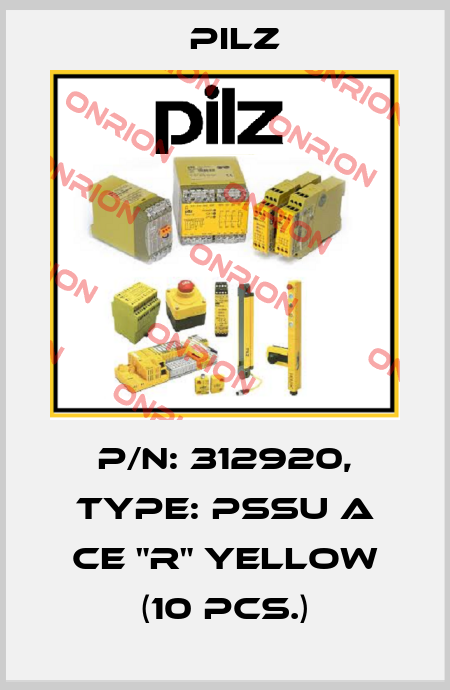 p/n: 312920, Type: PSSu A CE "R" yellow (10 pcs.) Pilz