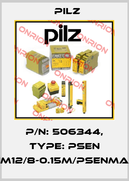 p/n: 506344, Type: PSEN ma1.4-51M12/8-0.15m/PSENma1.4-03/1u Pilz