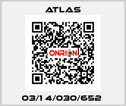 03/1 4/030/652  Atlas