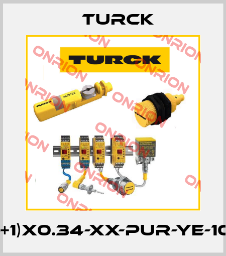 CABLE(4+1)X0.34-XX-PUR-YE-100M/TXY Turck