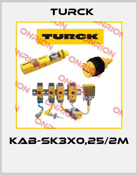 KAB-SK3X0,25/2M  Turck