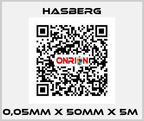 0,05MM X 50MM X 5M  Hasberg