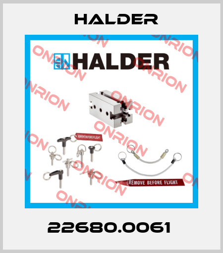 22680.0061  Halder