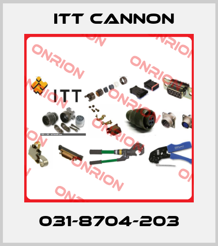 031-8704-203 Itt Cannon