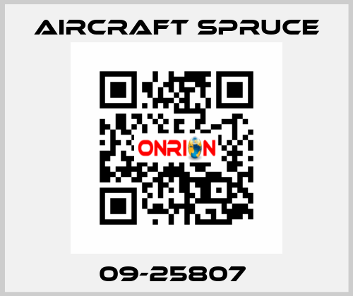 09-25807  Aircraft Spruce