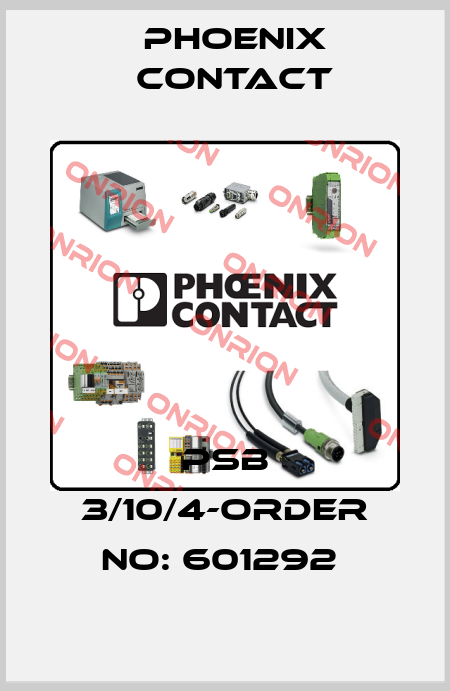 PSB 3/10/4-ORDER NO: 601292  Phoenix Contact