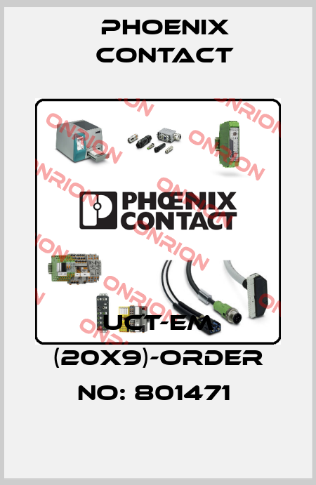 UCT-EM (20X9)-ORDER NO: 801471  Phoenix Contact