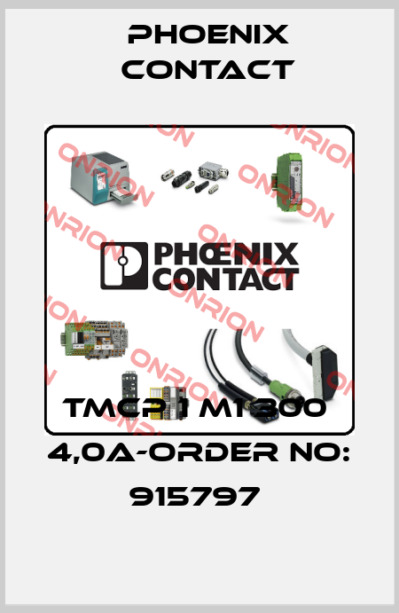 TMCP 1 M1 300  4,0A-ORDER NO: 915797  Phoenix Contact