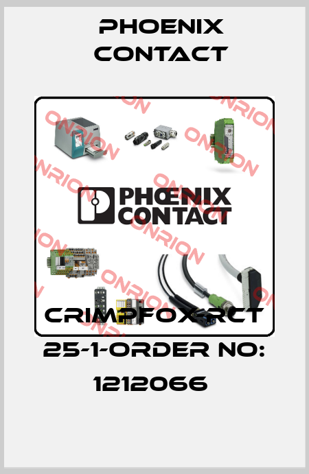 CRIMPFOX-RCT 25-1-ORDER NO: 1212066  Phoenix Contact