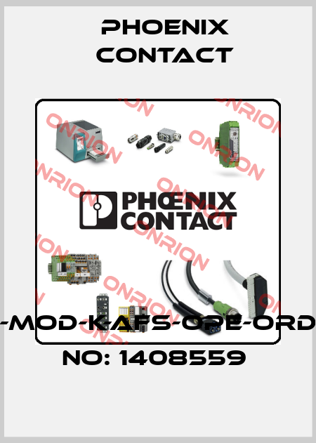 HC-MOD-K-AFS-OPE-ORDER NO: 1408559  Phoenix Contact
