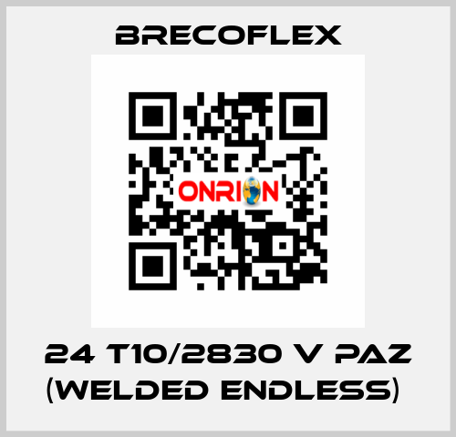 24 T10/2830 V PAZ (WELDED ENDLESS)  Brecoflex