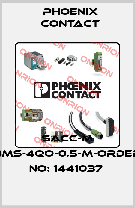 SACC-M 8MS-4QO-0,5-M-ORDER NO: 1441037  Phoenix Contact