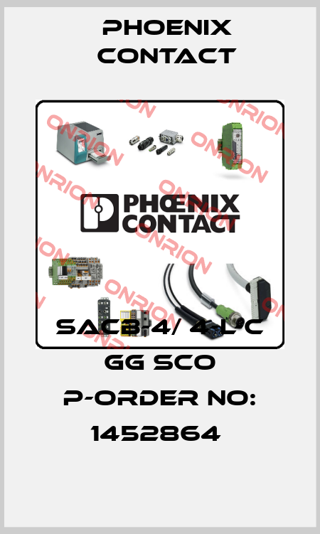 SACB-4/ 4-L-C GG SCO P-ORDER NO: 1452864  Phoenix Contact