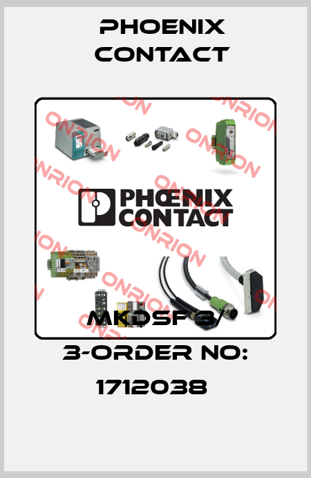 MKDSF 3/ 3-ORDER NO: 1712038  Phoenix Contact