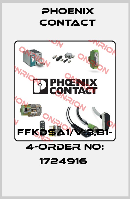 FFKDSA1/V-3,81- 4-ORDER NO: 1724916  Phoenix Contact