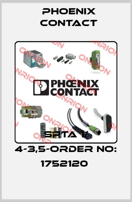 SPTA 1/ 4-3,5-ORDER NO: 1752120  Phoenix Contact