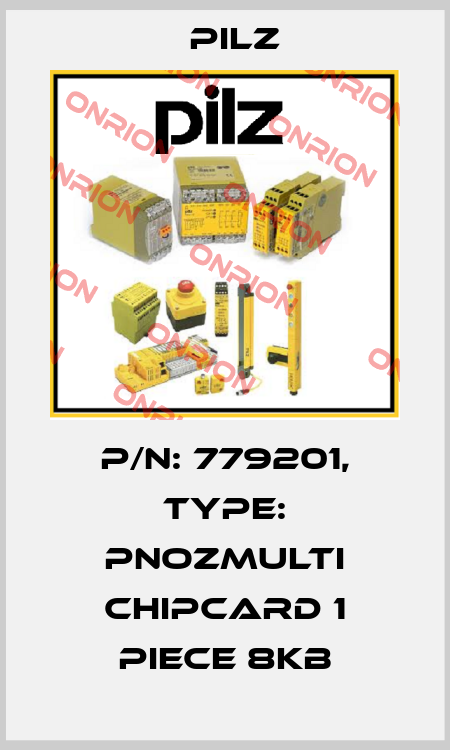 p/n: 779201, Type: PNOZmulti Chipcard 1 piece 8kB Pilz