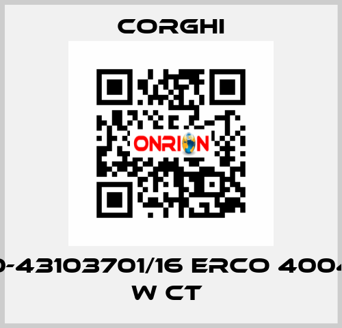 0-43103701/16 ERCO 4004 W CT  Corghi