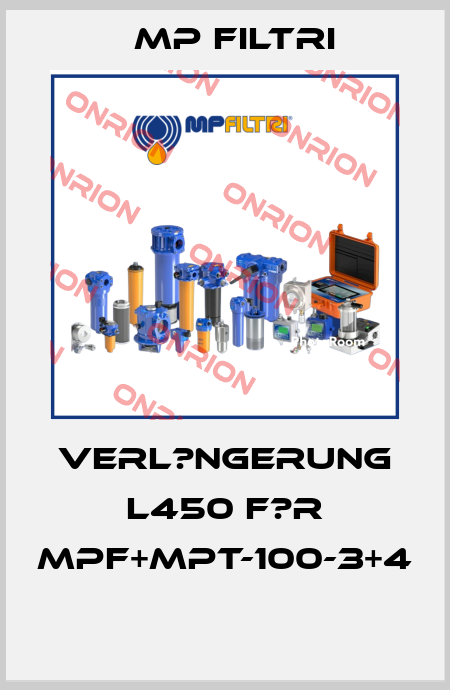 Verl?ngerung L450 f?r MPF+MPT-100-3+4  MP Filtri