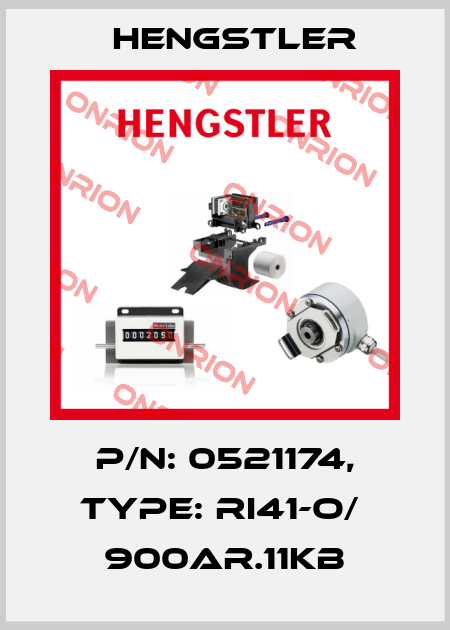 p/n: 0521174, Type: RI41-O/  900AR.11KB Hengstler