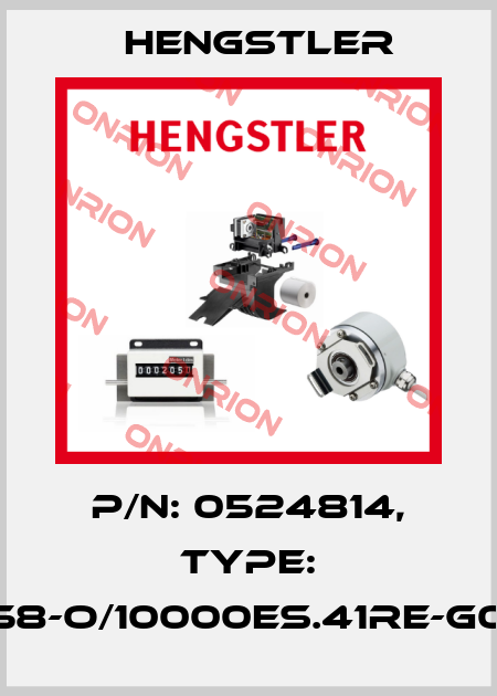 p/n: 0524814, Type: RI58-O/10000ES.41RE-G0-S Hengstler