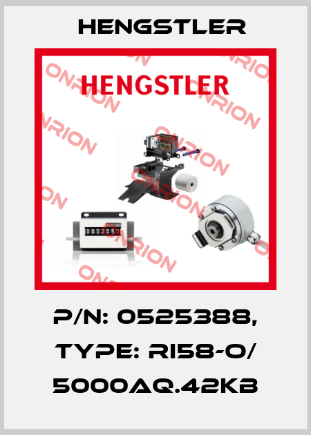 p/n: 0525388, Type: RI58-O/ 5000AQ.42KB Hengstler