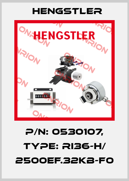 p/n: 0530107, Type: RI36-H/ 2500EF.32KB-F0 Hengstler