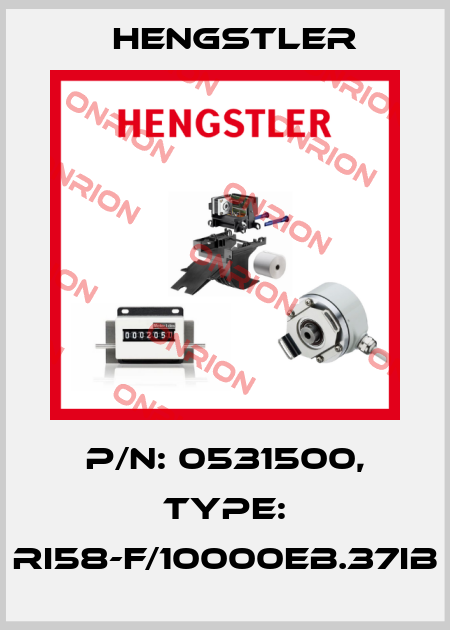 p/n: 0531500, Type: RI58-F/10000EB.37IB Hengstler